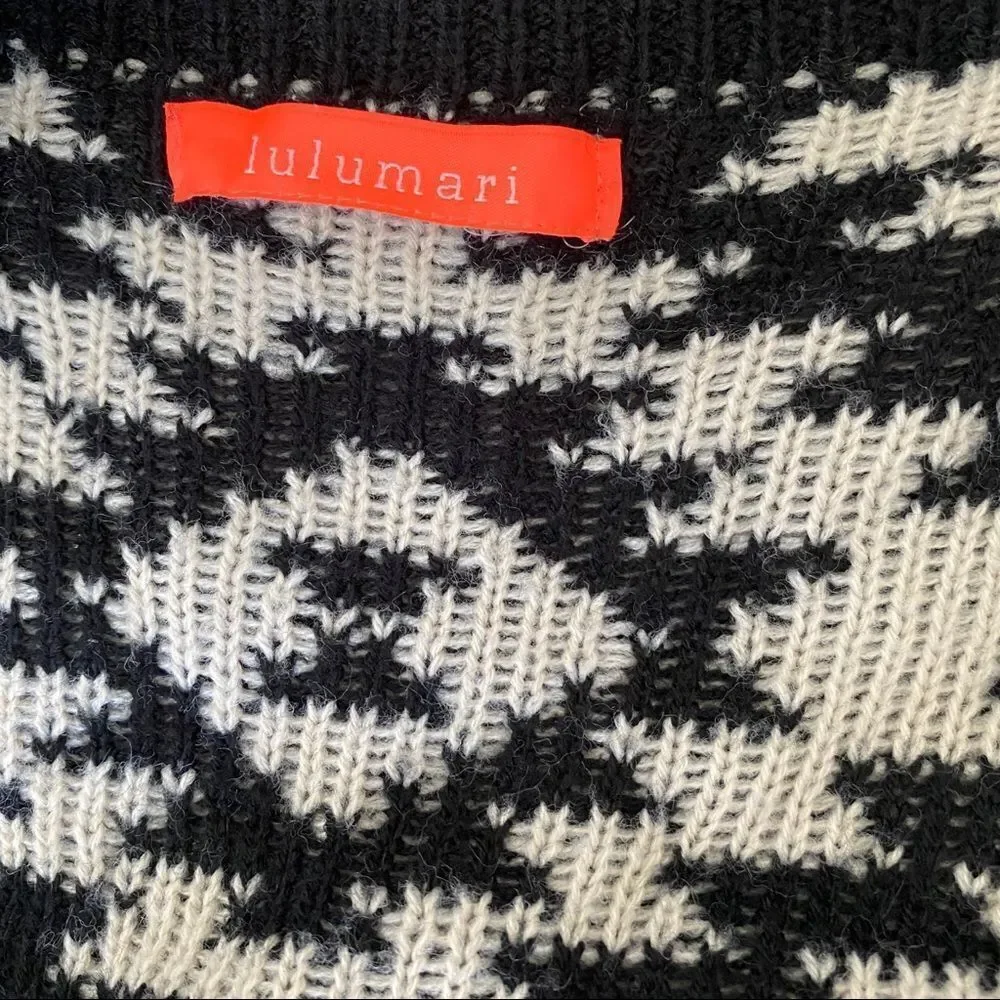 Lulumari Aztec tribal pattern open cardigan S/M